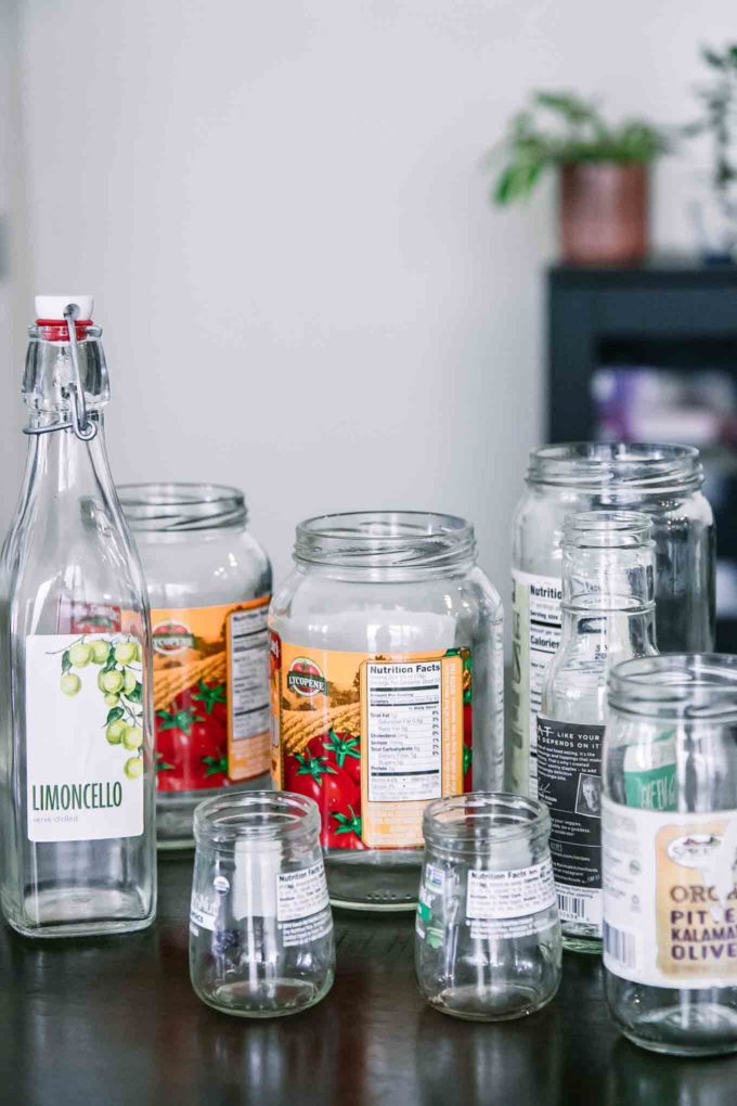 Kitchen Storage Bottle Sticker Jar