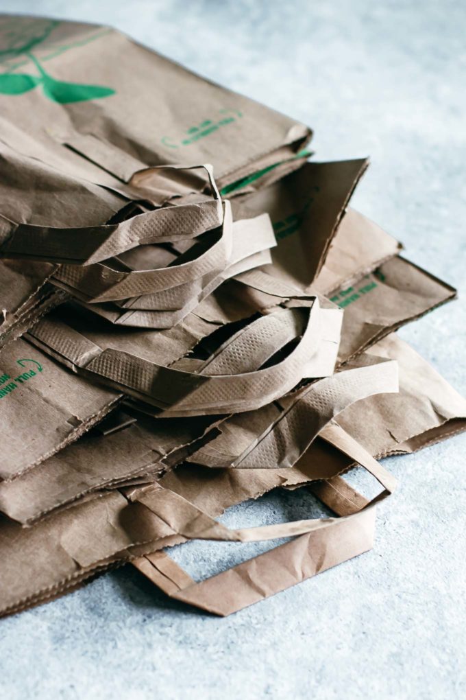 Lawn, Garden, Leaf Paper Bags, Custom Paper Bags