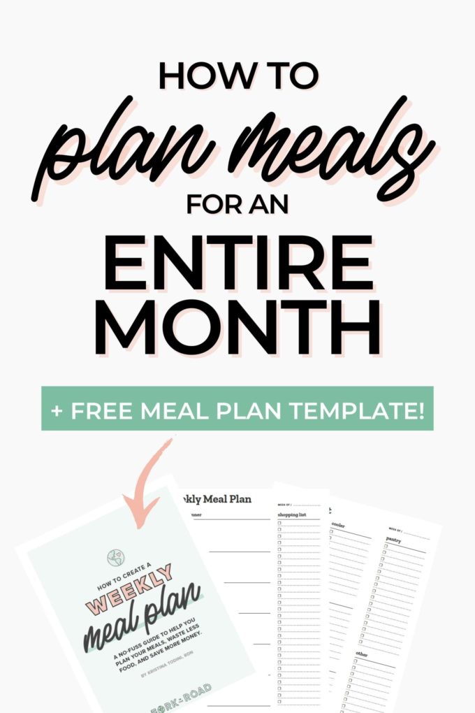 Your Weekly Meal Planner for Every Month