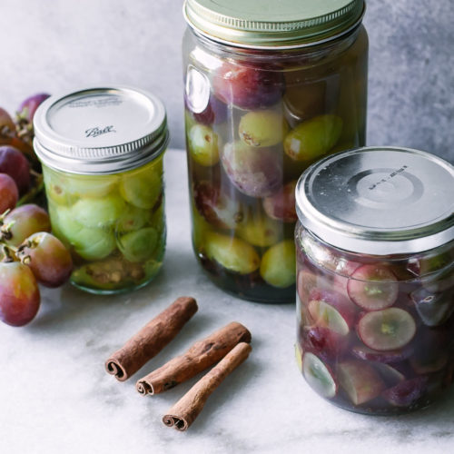 Quick Pickled Grapes ⋆ Easy Refrigerator Pickled Grapes Recipe