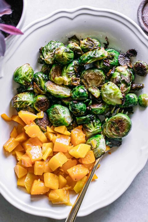 Roasted Brussels Sprouts and Butternut Squash ⋆ Fork in the Road