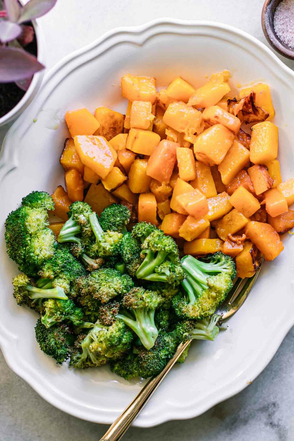 Roasted Butternut Squash and Broccoli ⋆ Fork in the Road